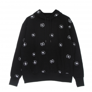 Leichtes Herren-Sweatshirt mit Kapuze Pexe Polka Hood Schwarz