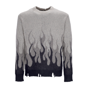 Double Flames Herrenpullover L/s Pullover London Fog