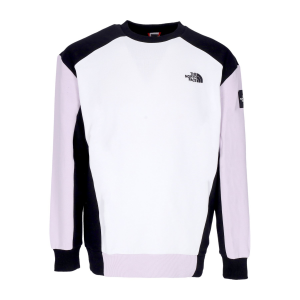 Damen-Sweatshirt mit Rundhalsausschnitt Seasonal Crew WeiB/Lavendelnebel/Schwarz