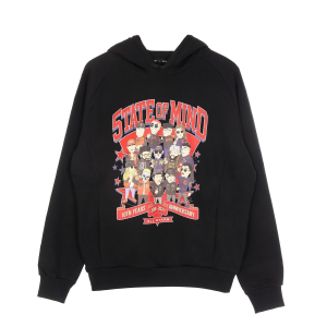 Leichtes Herren-Sweatshirt mit Kapuze zum 10-jahrigen Jubilaum von All Star5 in Schwarz