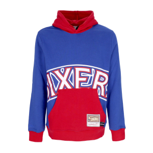 Herren-Hoodie Nba Big Face Hoodie 5.0 Hardwood Classics Phi76e Blau