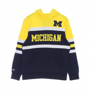 Herren-Hoodie Ncaa Head Coach Hoodie Msuspa Marineblau/Gelb