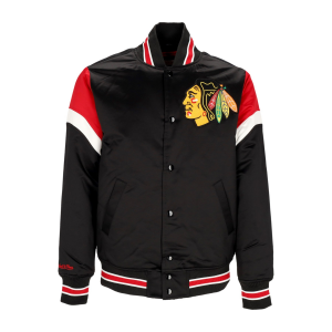 Herren Bomberjacke NHL Heavyweight Satinjacke Chibla Original Teamfarben