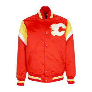 Herren-Bomberjacke NHL Heavyweight Satin Jacket Calfla