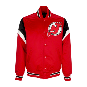 Herren Bomberjacke NHL Heavyweight Satin Jacke Nejdev Original Teamfarben