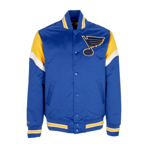 Herren Bomberjacke NHL Heavyweight Satin Jacket Stlblu