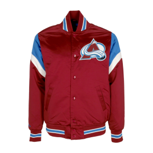 Herren Bomberjacke NHL Heavyweight Satinjacke Colava Original Teamfarben