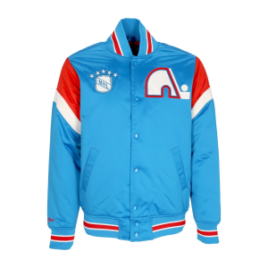 Herren Bomberjacke NHL Heavyweight Satinjacke Quenor Original Teamfarben