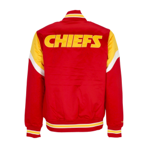 Herren Bomberjacke Nfl Heavyweight Satin Jacke Kanchi Original Team Farben