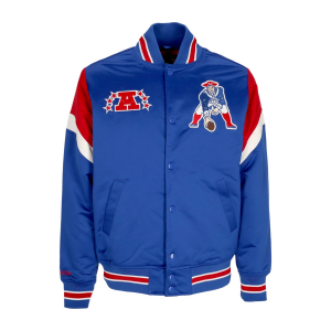 Herren Bomberjacke Nfl Heavyweight Satinjacke Neepat Original Teamfarben