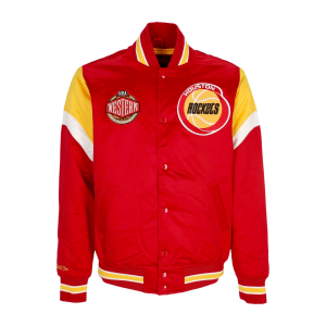 Herren-Bomberjacke, NBA-Heavyweight-Satinjacke, Houroc, Original-Teamfarben