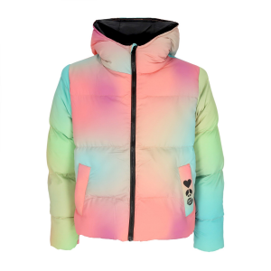 Damen-Daunenjacke „Glow Quilted Jacket“ mit Allover-Print