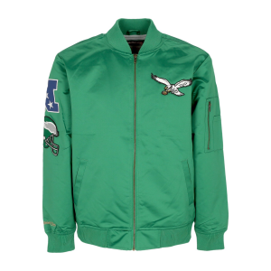 Herren Bomberjacke Nfl Lightweight Satin Bomber Phieag Original Team Colors