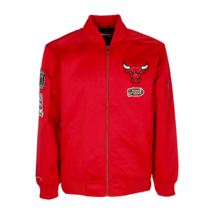 Herren Bomberjacke Nba Lightweight Satin Bomber Chibul Original Team Colors