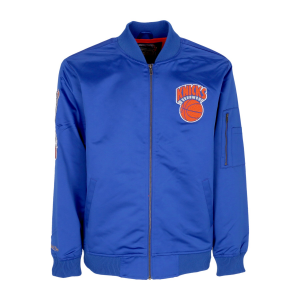 Herren Bomberjacke Nba Lightweight Satin Bomber Neykni Original Team Colors