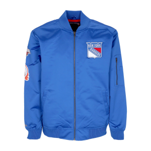 Herren Bomberjacke NHL Lightweight Satin Bomber Neyran Blue