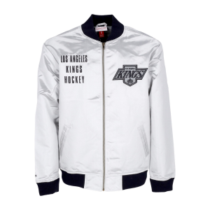Herren Bomberjacke NHL Team Og 2.0 Leichte Satinjacke Vintage Logo Loskin Original Teamfarben