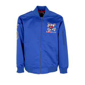 Herren Bomberjacke Nba Lightweight Satin Bomber Dennug Original Team Colors