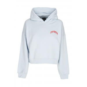 Leichter, verkurzter Damen-Hoodie W Triangle Bengal Crop Top Hoodie Sky