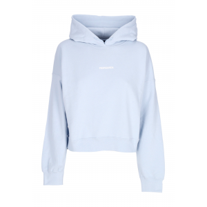 Leichter, verkurzter Damen-Hoodie W Ribs Crop Top Hoodie Sky