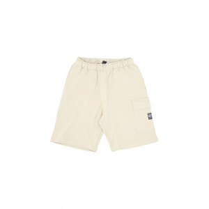 Herren-Trainingsshorts Label Classic Cargo Sweatshort Gravel