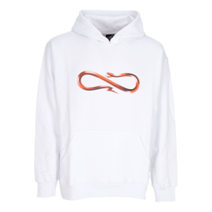 Leichtes Herren-Sweatshirt mit Kapuze, Steel Logo Hoodie, WeiB