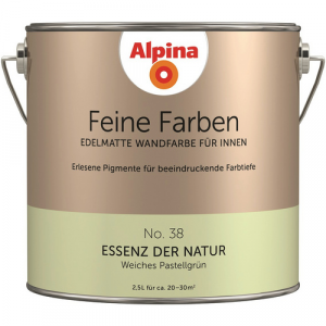 ALPINA FARBEN Wandfarbe »Feine Farben«, edelmatt, 2,5 l für ca. 20-30m² - gruen