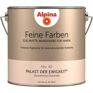 ALPINA FARBEN Wandfarbe »Feine Farben«, edelmatt, 2,5 l für ca. 20-30m² - rosa
