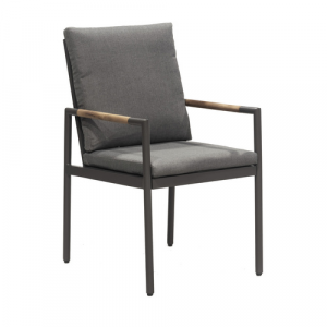 CASAYA Sessel »Nibelle«, Aluminium, BxH: 52,6 x 89 cm - grau