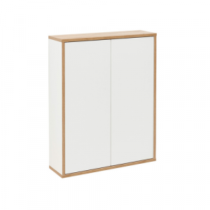FACKELMANN Hängeschrank »FINN«, weiss, 2 Türen, BxHxT: 60 x 75 x 20,1 cm