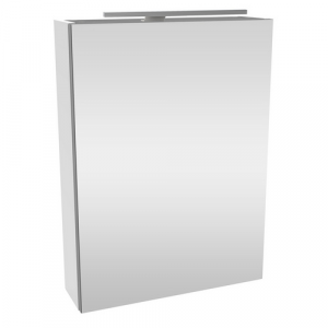 FACKELMANN Spiegelschrank »SBC Gäste Bad«, Weiss, BxHxT: 50 x 68 x 15,3 cm - grau