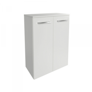 FACKELMANN Doppel-Midischrank »B.style«, Weiss, 2 Türen, BxHxT: 60,2 x 82,6 x 32 cm