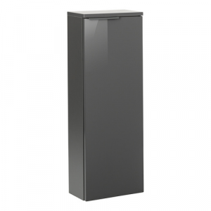 FACKELMANN Midischrank »LUNA«, Anthrazit, 1 Tür, BxHxT: 30,2 x 82,6 x 17 cm - grau