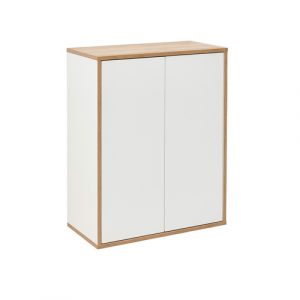 FACKELMANN Doppel-Midischrank »FINN«, weiss, 2 Türen, BxHxT: 60 x 75 x 30,5 cm