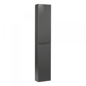 FACKELMANN Hochschrank »LUNA«, Anthrazit, 2 Türen, BxHxT: 30 x 162 x 16,8 cm - grau