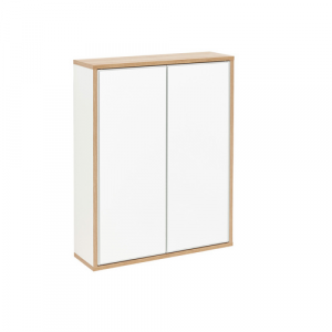 FACKELMANN Spiegelschrank »FINN«, weiss, 2 Türen, BxHxT: 60 x 75 x 20,3 cm