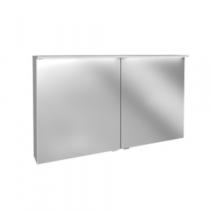FACKELMANN Spiegelschrank »Oxford«, weiss, 2 Türen, BxHxT: 120,2 x 69,6 x 20 cm