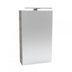 FACKELMANN Spiegelschrank »SBC Gäste Bad«, Graueiche, BxHxT: 40 x 68 x 15,3 cm