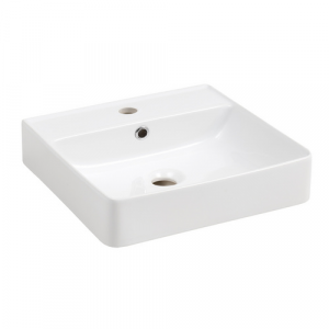FACKELMANN Waschbecken »VAIDA«, Keramik, weiss, BxHxT: 41 x 11 x 41 cm