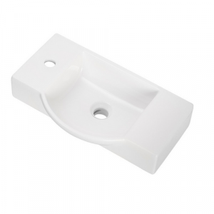 FACKELMANN Waschbecken »SBC Gäste Bad«, BxHxT: 54,5x14,5x31,7 cm - weiss