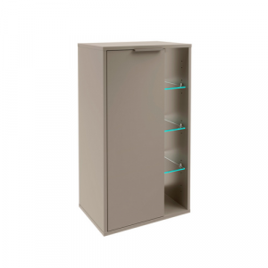 FACKELMANN Midischrank »B.Paris«, BxHxT: 47 x 84,2 x 32 cm, Cubanit Grau