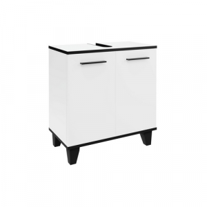 FACKELMANN Waschbeckenunterschrank »TE-A«, Weiss matt, BxHxT: 60,2 x 63,2 x 32 cm