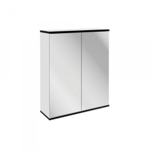 FACKELMANN Spiegelschrank »TE-A«, Weiß matt, BxHxT: 60,2 x 71,3 x 20 cm - grau