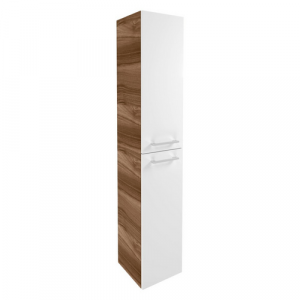 FACKELMANN Badhochschrank »Verona«, 2 Türen, Nussbaum-weiss, 300 x 1620 x 318 mm