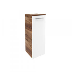 FACKELMANN Badmidischrank »Verona«, 1 Tür, Nussbaum-weiss, 302 x 826 x 320 mm