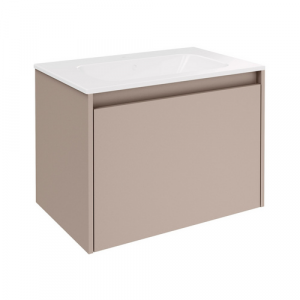 FACKELMANN Waschplatz-Set »Compact Line«, BxHxT: 710 x 515 x 465 mm, Kaschmir grau