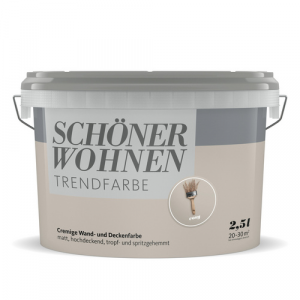 SCHÖNER WOHNEN FARBE Wand- und Deckenfarbe »Trendfarben«, cosy, 2,5l - beige