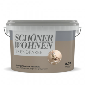 SCHÖNER WOHNEN FARBE Dispersionsfarbe »Trendfarbe«, Macchiato, matt - braun