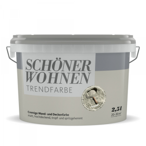 SCHÖNER WOHNEN FARBE Dispersionsfarbe »Trendfarbe«, Moon, matt - grau