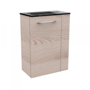 FACKELMANN Waschplatz-Set »SBC Gäste Bad«, 45cm links Alaska Esche - braun